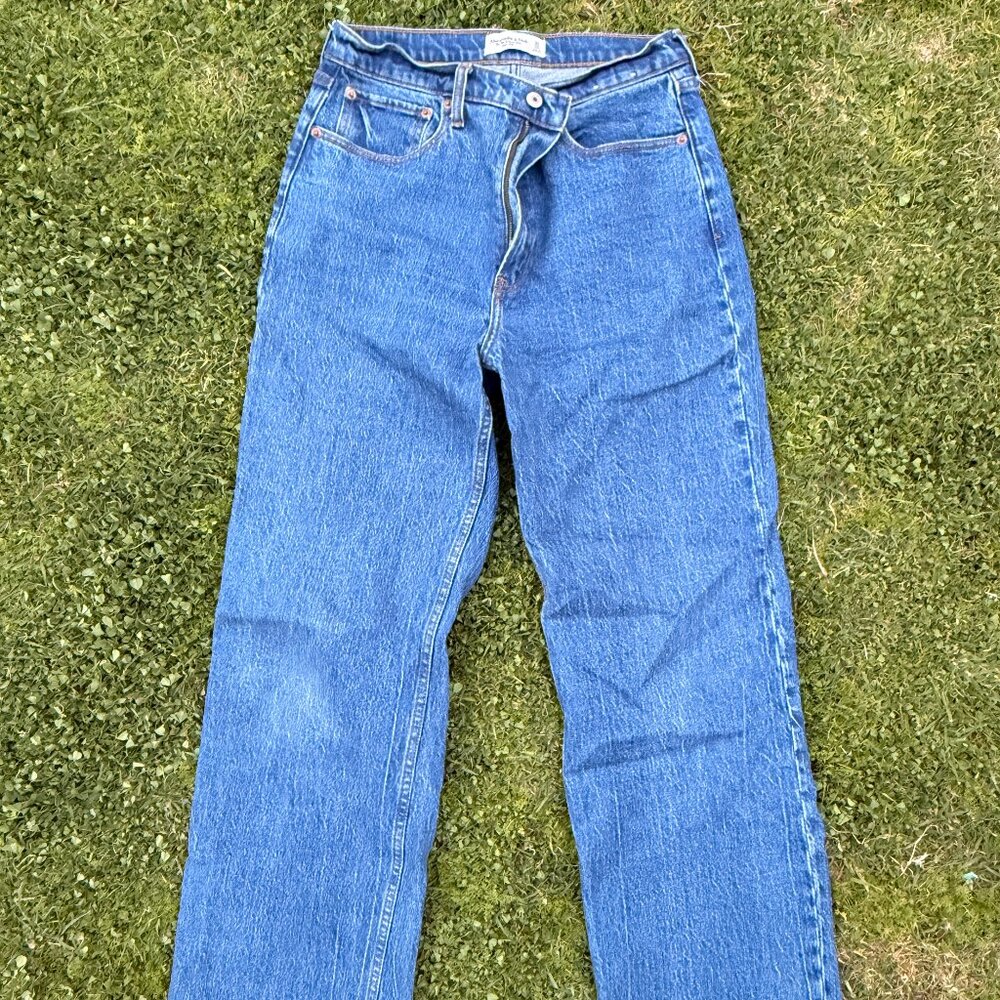 Abercrombie & Fitch 90s Relaxed Jean High Waisted Size 30